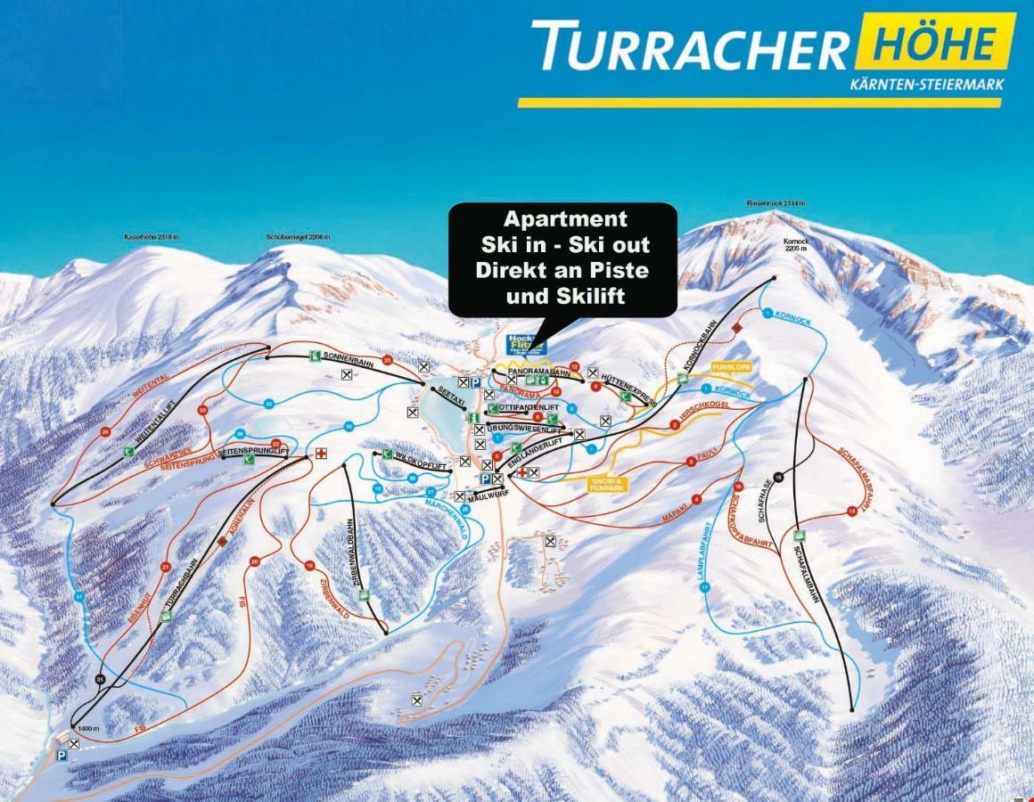 Apartment Ski In - Ski Out Turracher Hoehe Ngoại thất bức ảnh